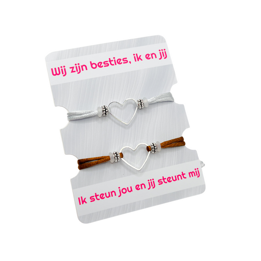 Besties armbanden (vriendschapsarmbanden voor volwassenen)