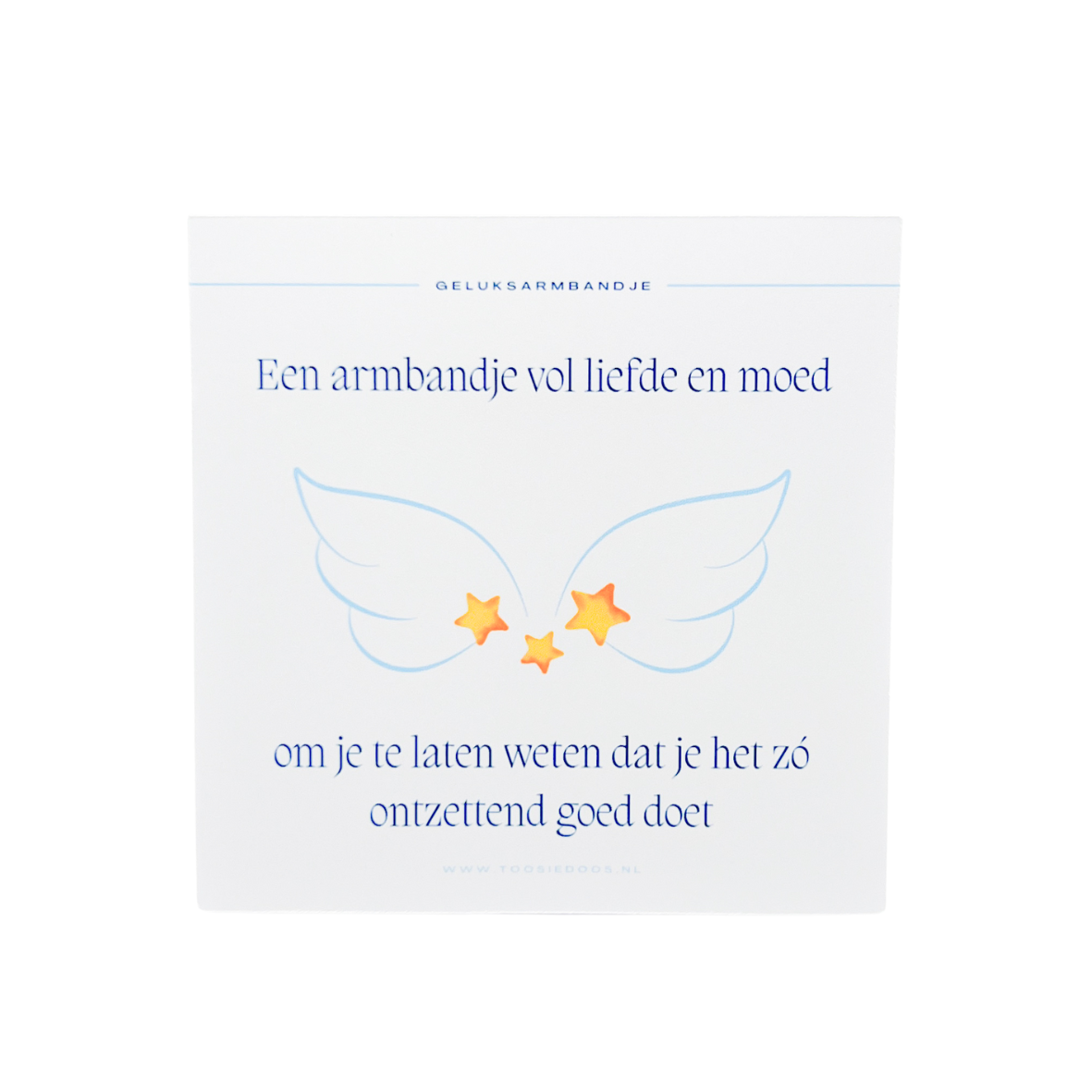 Geluksarmbandje (blauw)