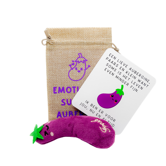 Emotionele support aubergine