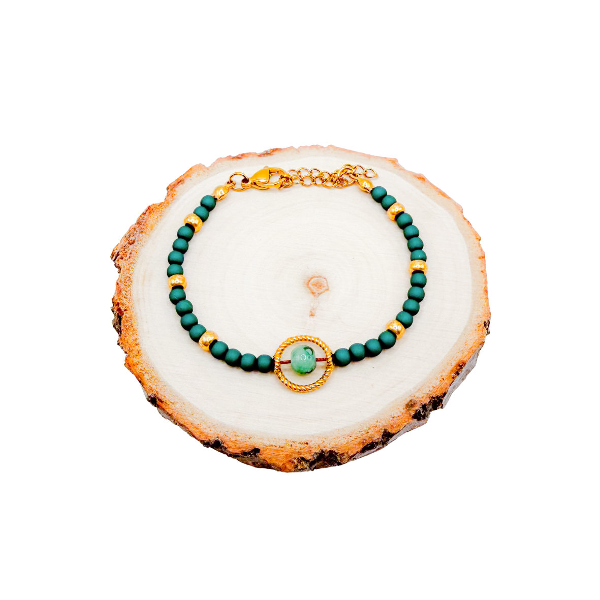 Fidget goud emerald