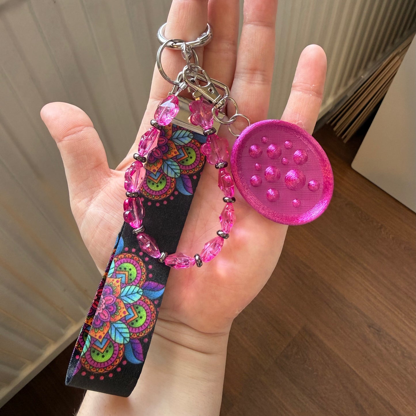 Sensory stone - Mandala purple