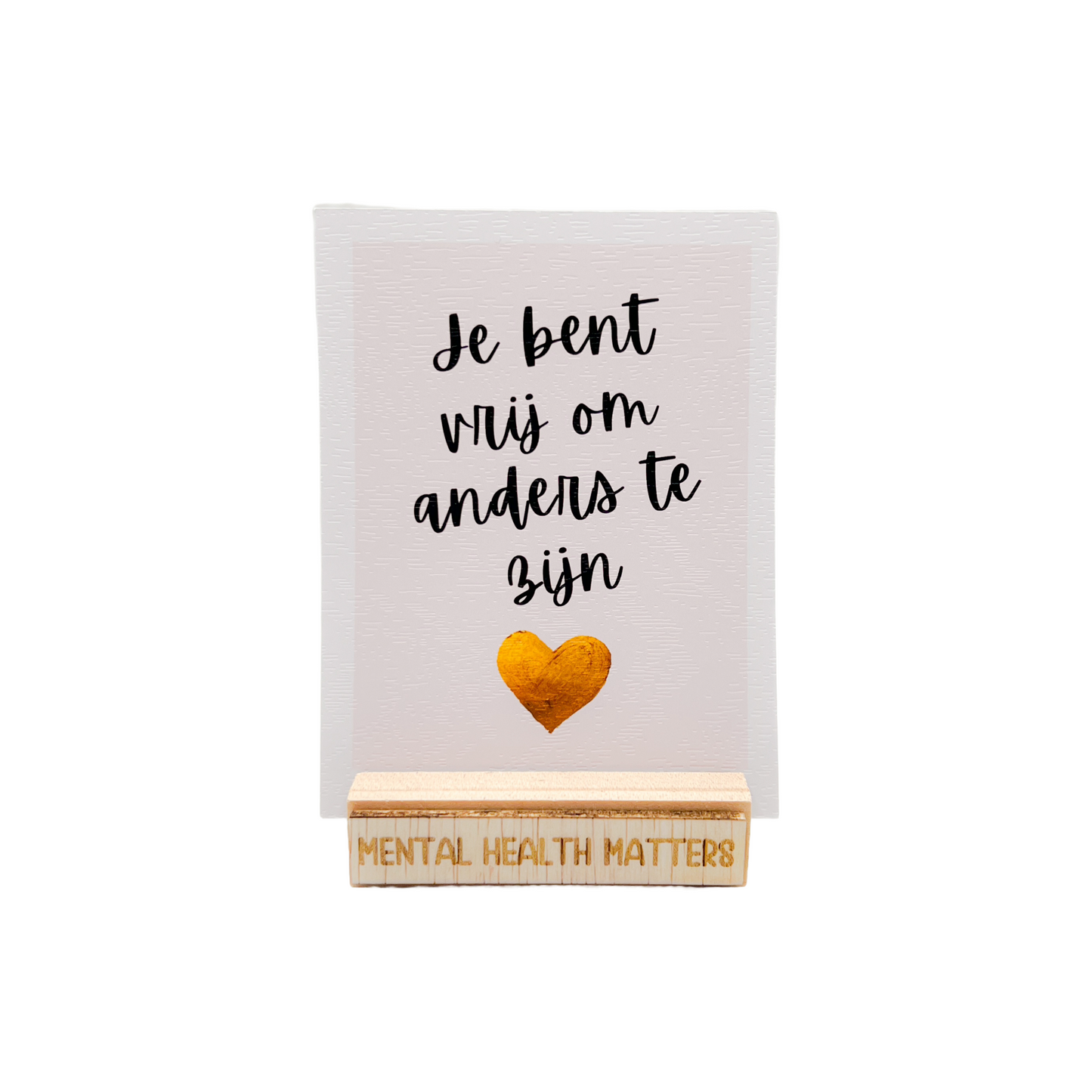 Je bent vrij om anders te zijn