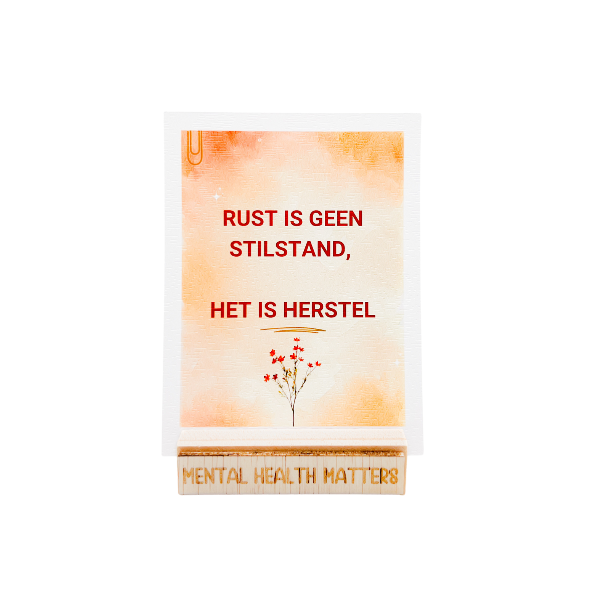 Rust is geen stilstand, het is herstel