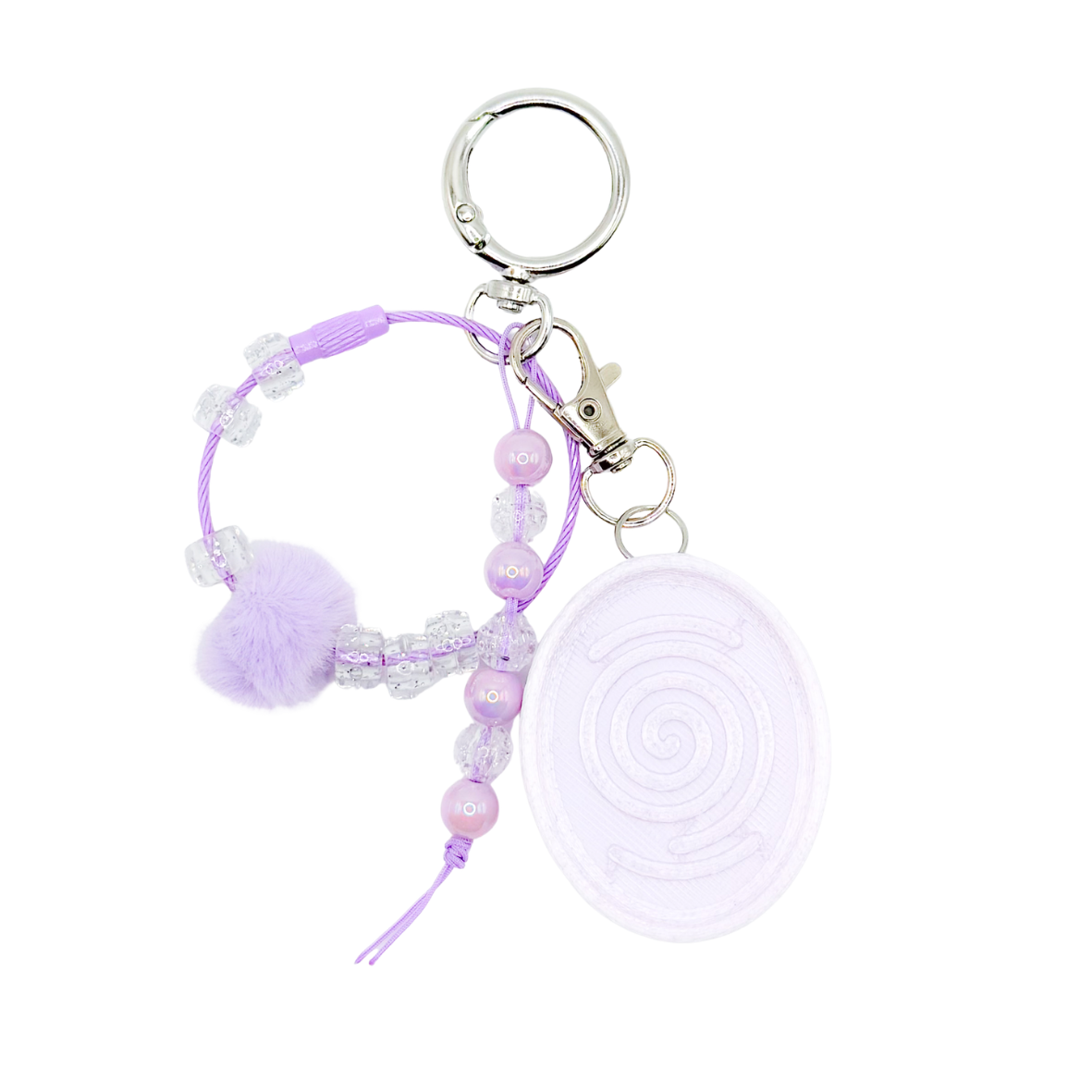Sensory stone - fluffy lilac