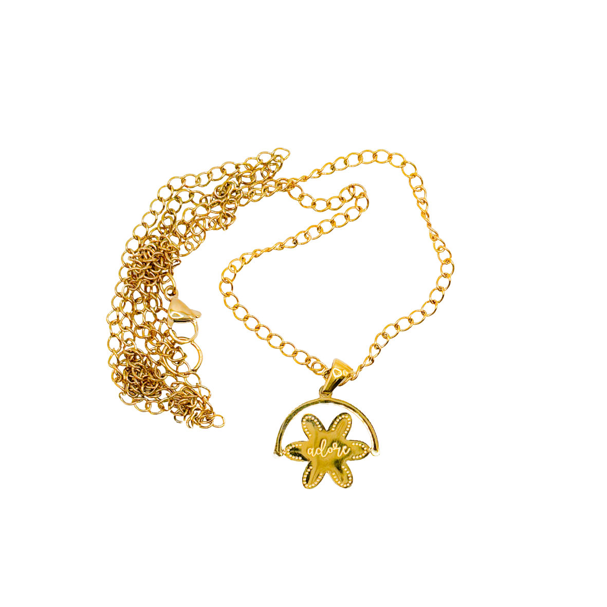Fidget ketting adore (goud)