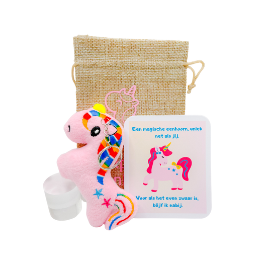 Emotionele support eenhoorn