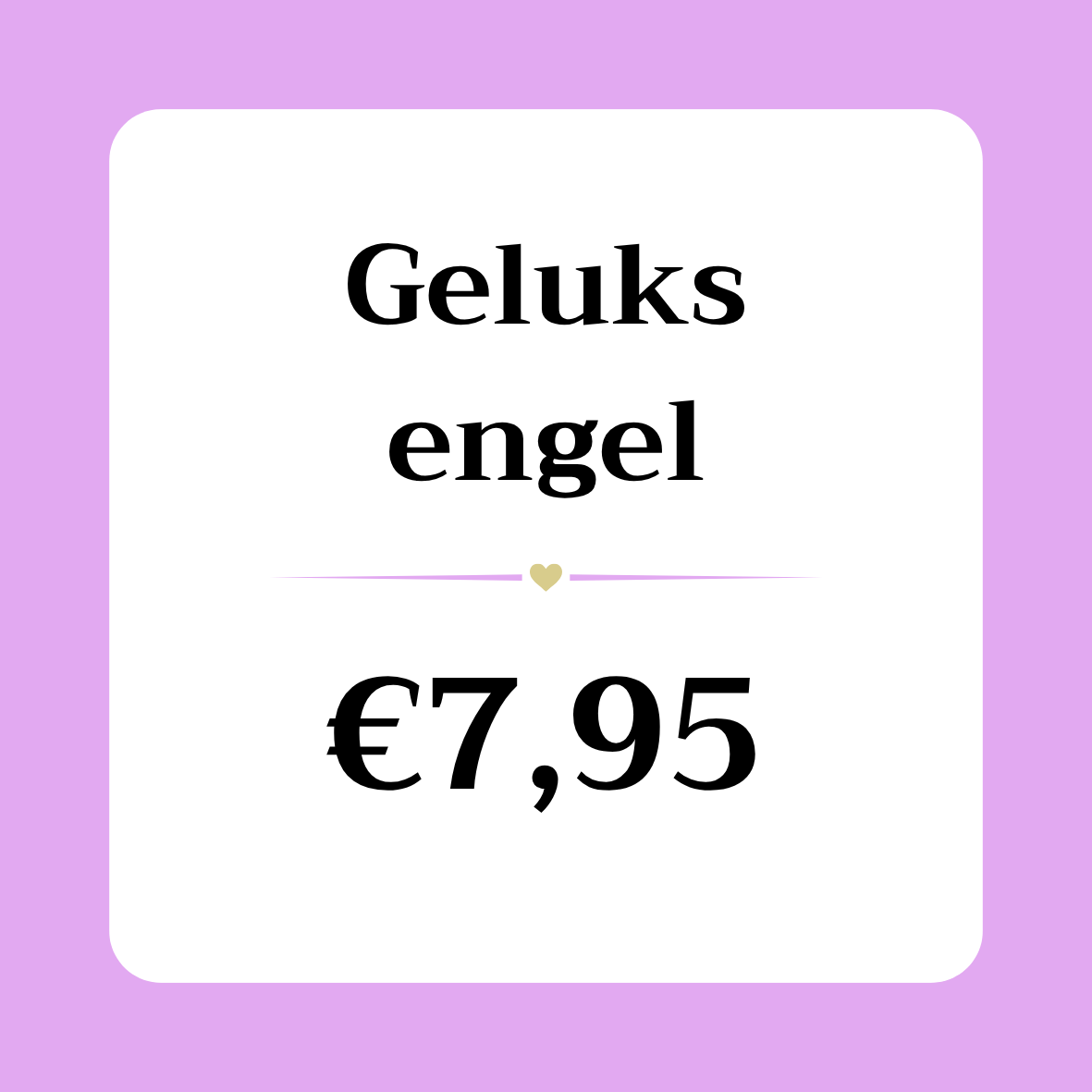 Geluks engel hanger