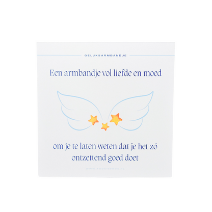 Geluksarmbandje (blauw)