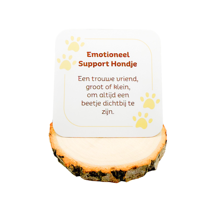 Mini Emotioneel Support Hondje