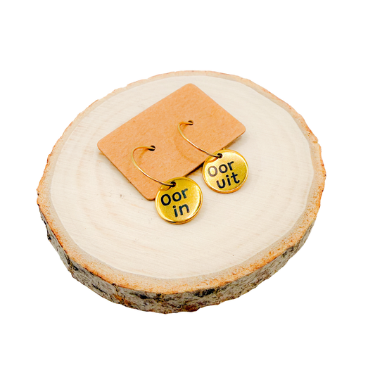 Oor in - oor uit (goud)
