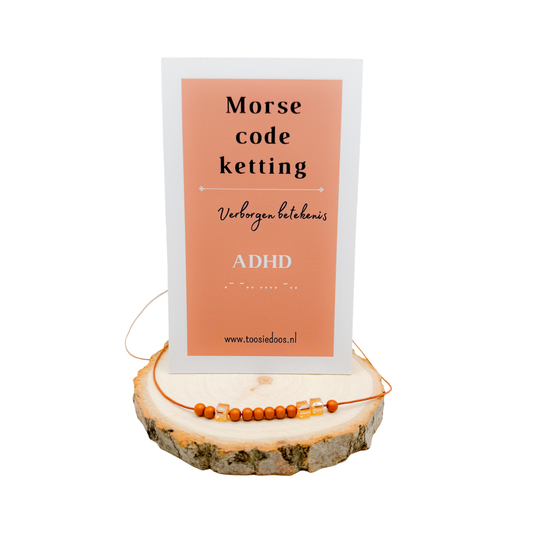 ADHD goud (morse code)
