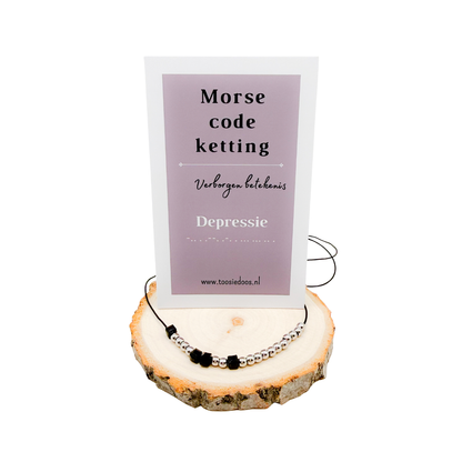 Depressie zilver (morse code)