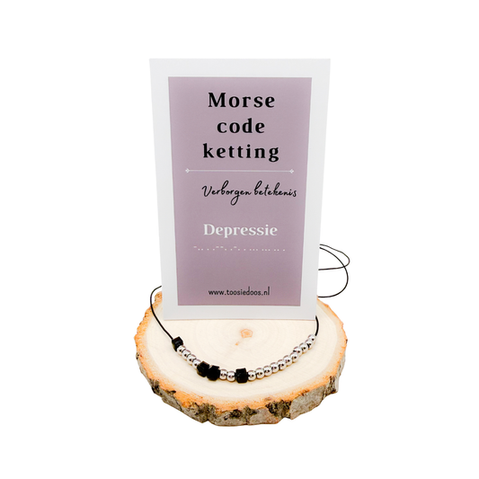 Depressie zilver (morse code)