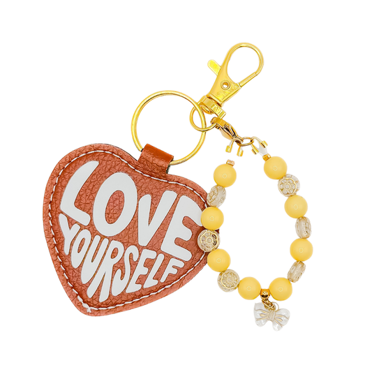 Love yourself (cognac/bruin)