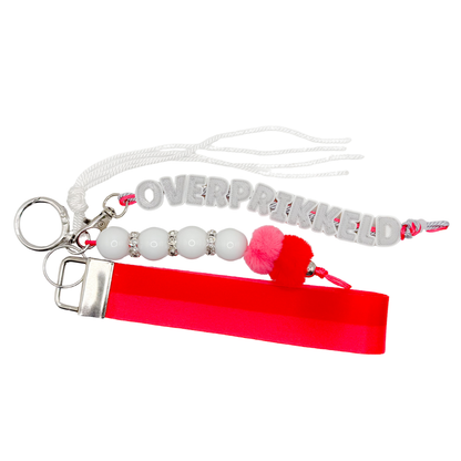 Overprikkeld roze/zilver