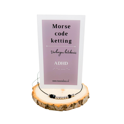 ADHD zilver (morse code)