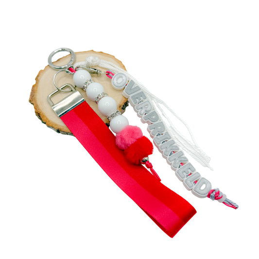 Overprikkeld roze/zilver