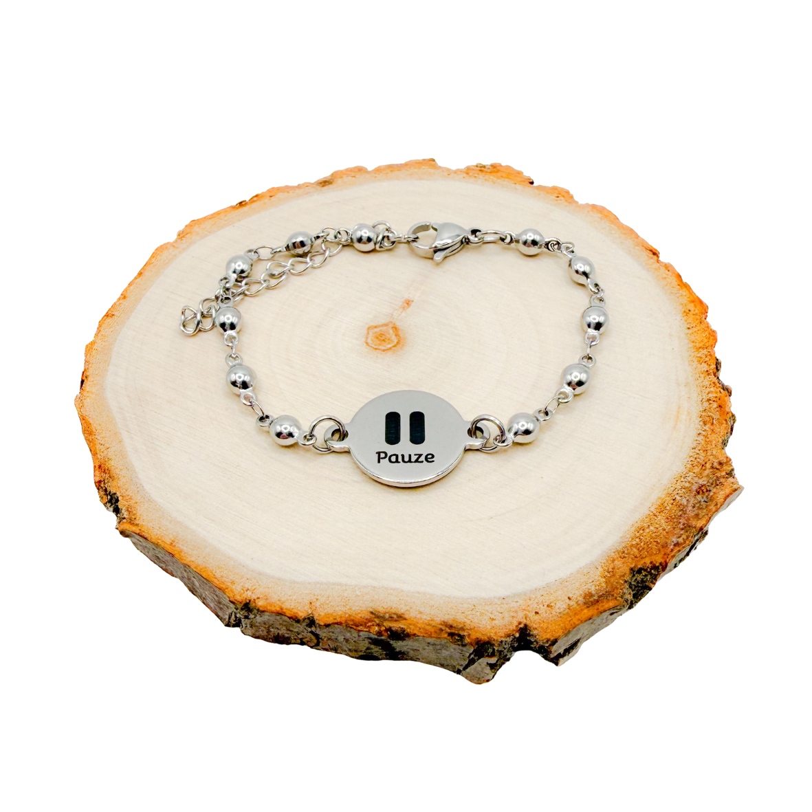 Pauze - armband zilver