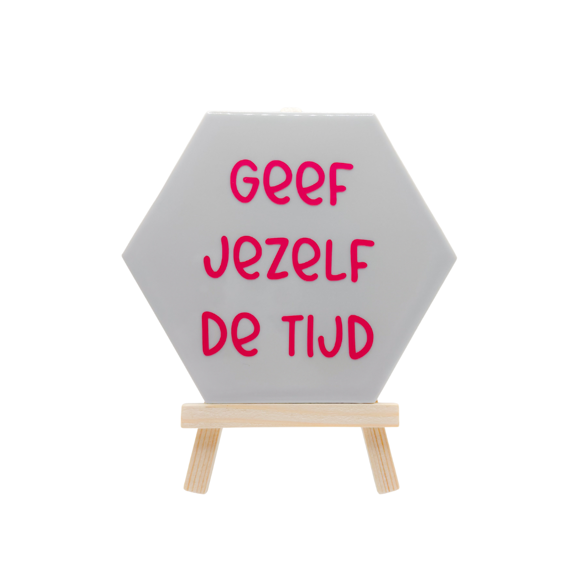 Geef jezelf de tijd (lichtgrijs)