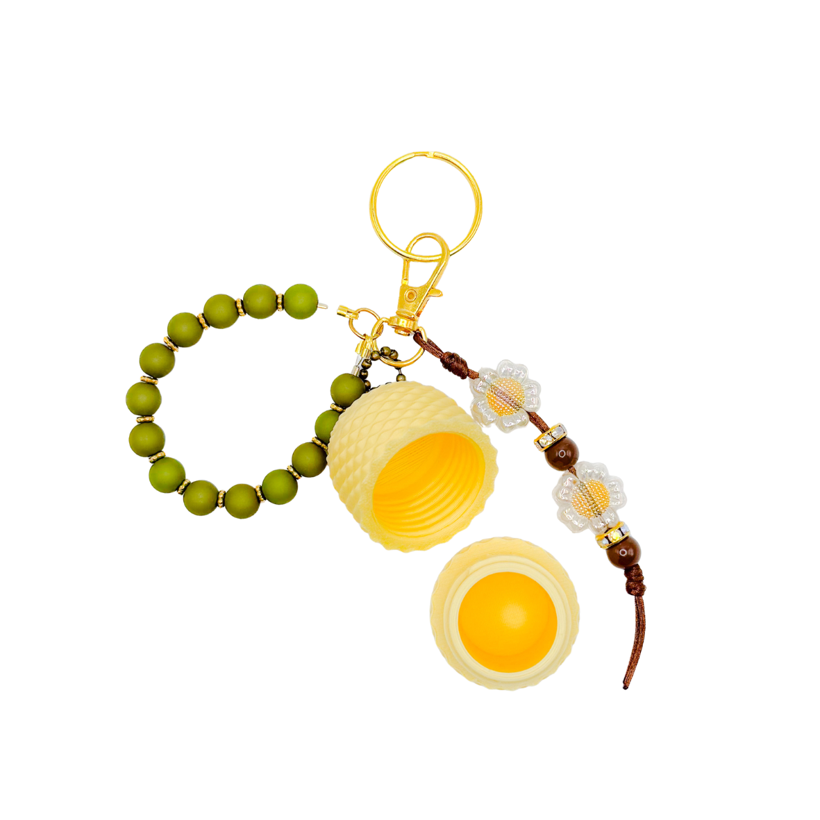 Spikey fidget medicatiehouder – butteryellow small