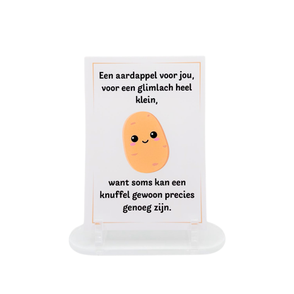 Emotionele support aardappel (handgehaakt)