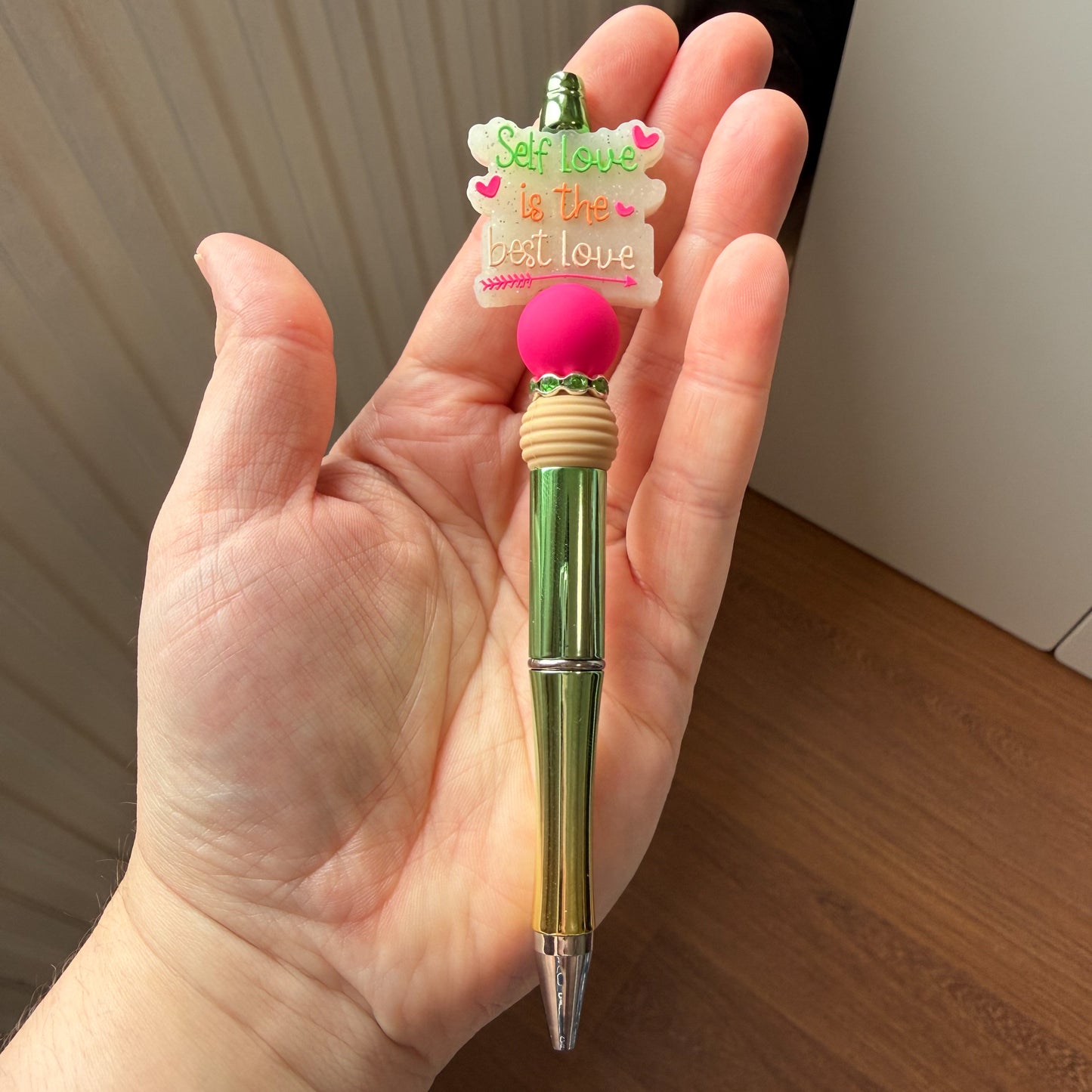 Selflove is the best love - pen glimmend groen