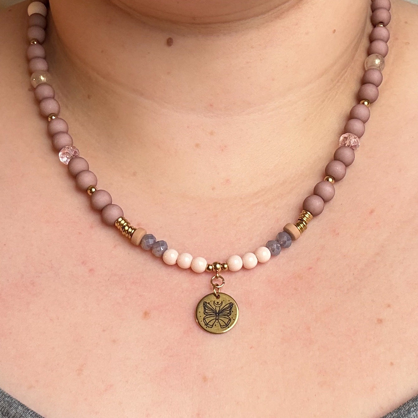 Vlinder ketting - Dune