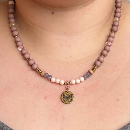 Vlinder ketting - Dune