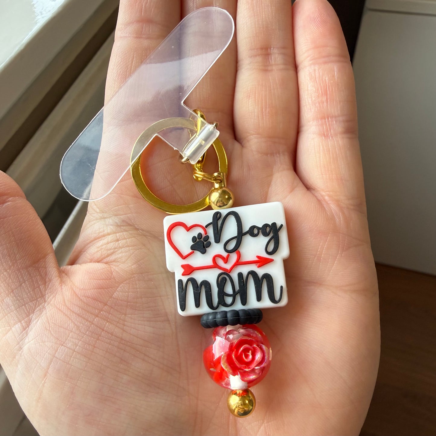 Dog mom (rood)