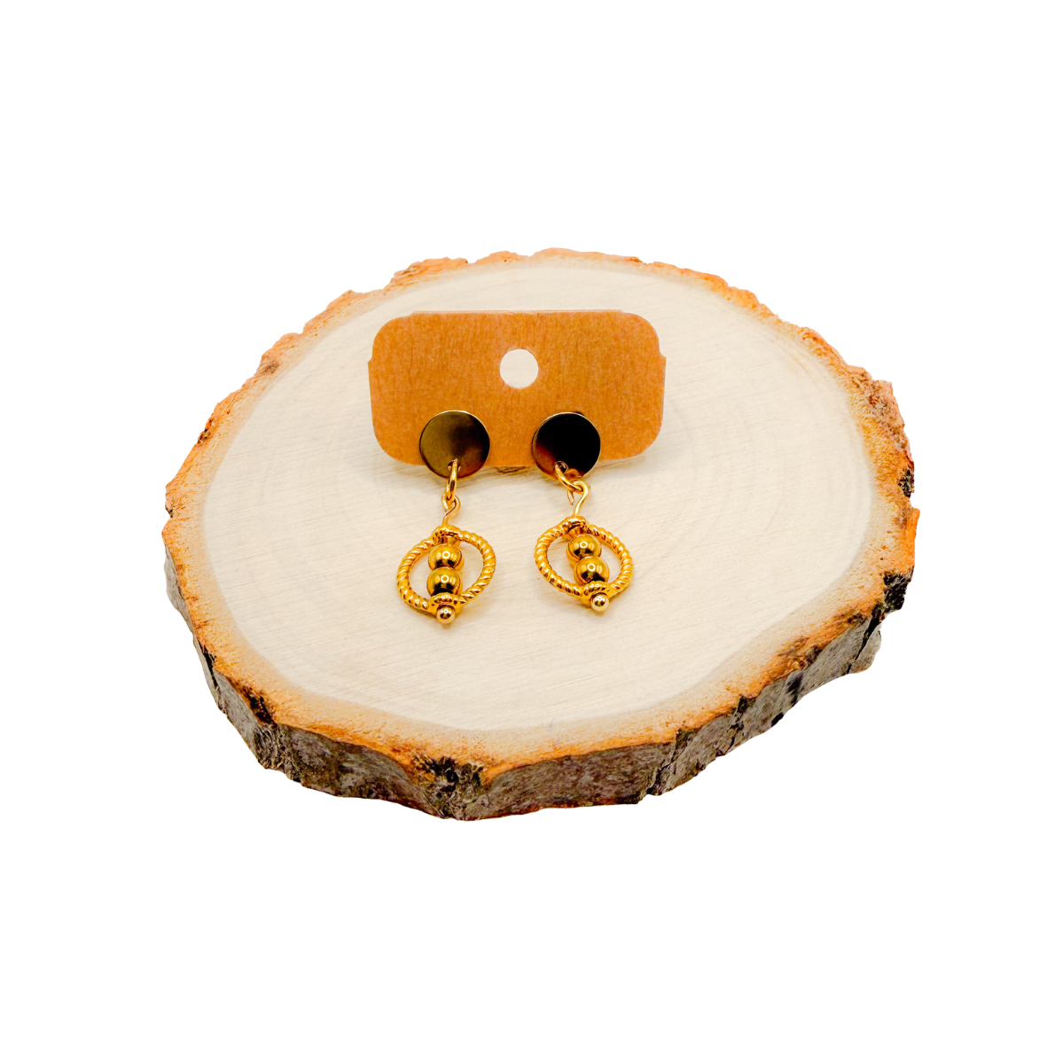 Simple gold (fidget oorbellen)