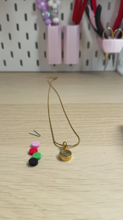 Geur ketting - zilver